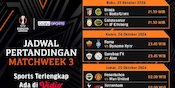 Jadwal dan Link Siaran Langsung Pertandingan Liga Europa 2024/25 Matchweek 3 Pekan Ini di Vidio