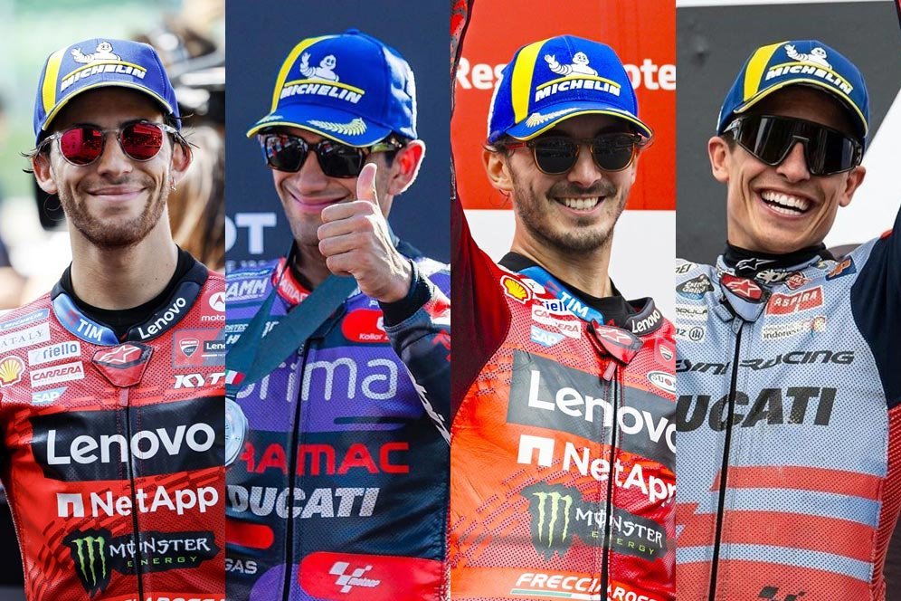 Pecco Bagnaia Sebut 4 Besar MotoGP 2024 Berpotensi Ulang Rivalitas Legendaris Para 'Alien' Pecco Bagnaia Sebut 4 Besar MotoGP 2024 Berpotensi Ulang Rivalitas Legendaris Para 'Alien'