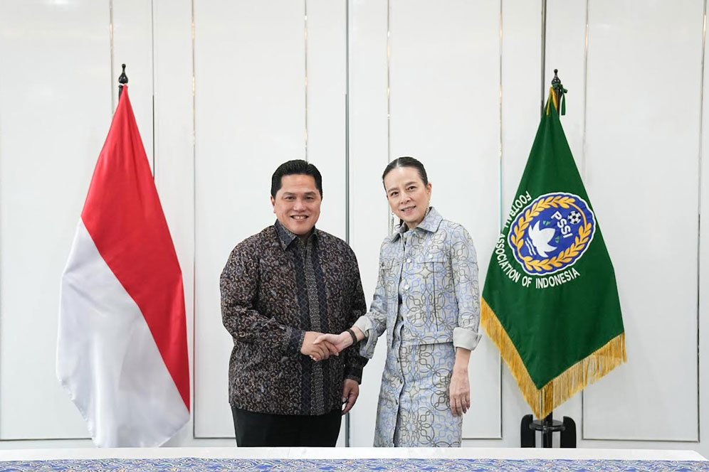 Erick Thohir Bertemu Madam Pang Lagi dan Presiden Federasi Sepak Bola di ASEAN, Dapat Dukungan untuk Timnas Indonesia di Kualifikasi Piala Dunia 2026 Erick Thohir Bertemu Madam Pang Lagi dan Presiden Federasi Sepak Bola di ASEAN, Dapat Dukungan untuk Timnas Indonesia di Kualifikasi Piala Dunia 2026