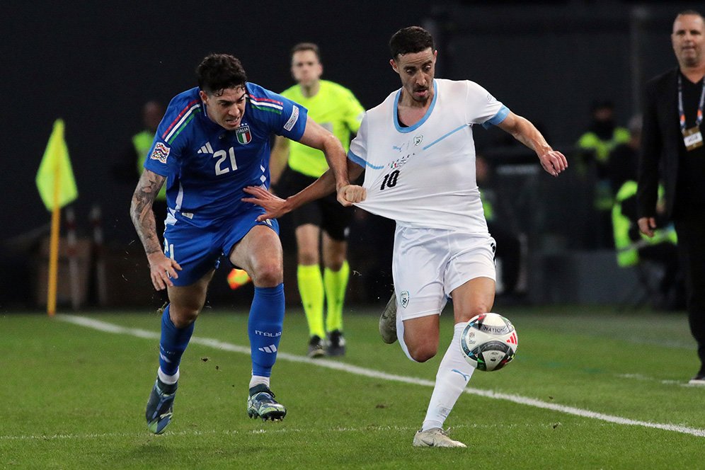 Hasil Italia vs Israel: Skor 4-1