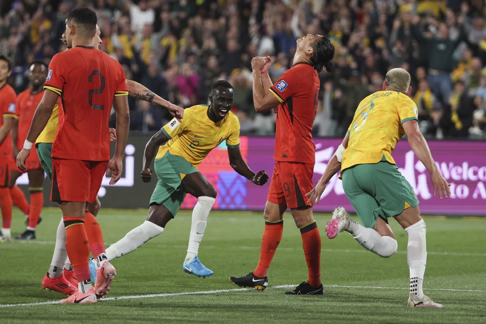 Hasil Kualifikasi Piala Dunia 2026 Zona Asia: Australia Comeback Lawan China Hasil Kualifikasi Piala Dunia 2026 Zona Asia: Australia Comeback Lawan China