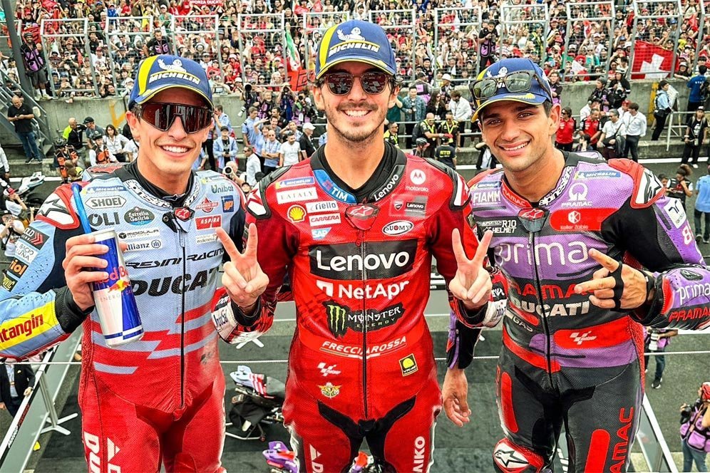15 Rider Ducati Sudah Jadi Pemenang di MotoGP, Siapa Dapat Giliran pada 2025? 15 Rider Ducati Sudah Jadi Pemenang di MotoGP, Siapa Dapat Giliran pada 2025?