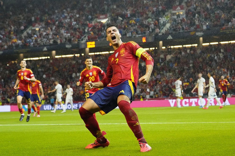 Alvaro Morata vs Serbia: Penalti Mengangkasa, lalu Cetak Gol Penebus Dosa