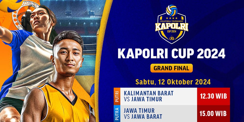 Jadwal Live Streaming Turnamen Bola Voli Kapolri Cup Grand Final