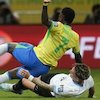 Hasil Brasil vs Uruguay: Skor 1-1