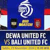 Live Streaming BRI Liga 1 Dewa United FC vs Bali United FC di Vidio
