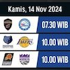Jadwal Live Streaming Pertandingan Pekan 4 NBA 2024/2025 di Vidio Jadwal Live Streaming Pertandingan Pekan 4 NBA 2024/2025 di Vidio