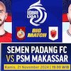 Siaran Langsung BRI Liga 1 Pertandingan: Semen Padang vs PSM Pekan ke-11 di Vidio