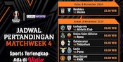 Jadwal Siaran Langsung Liga Europa 2024/25 Matchweek 4 di Vidio pekan Ini Jadwal Siaran Langsung Liga Europa 2024/25 Matchweek 4 di Vidio pekan Ini
