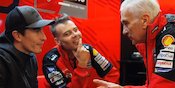 'Todo al Rojo', Momen Perdana Marc Marquez Sambangi Garasi Ducati Lenovo Team, Langsung Disambut Davide Tardozzi 'Todo al Rojo', Momen Perdana Marc Marquez Sambangi Garasi Ducati Lenovo Team, Langsung Disambut Davide Tardozzi