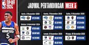 Jadwal Live Streaming Pertandingan Pekan 3 NBA 2024/2025 di Vidio Jadwal Live Streaming Pertandingan Pekan 3 NBA 2024/2025 di Vidio
