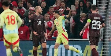 Hasil Denmark vs Spanyol: Skor 1-2 Hasil Denmark vs Spanyol: Skor 1-2