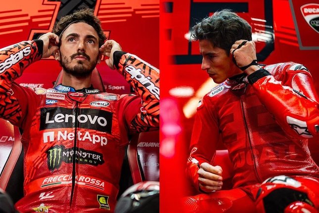 Marc Marquez dan Pecco Bagnaia