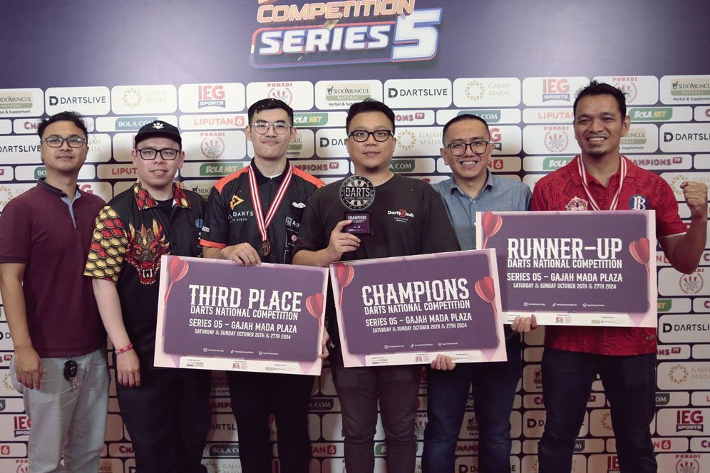 Benny Tandean Kuasai Puncak Klasemen Darts National Competition 2024 Usai Juara di Series 05 Benny Tandean Kuasai Puncak Klasemen Darts National Competition 2024 Usai Juara di Series 05