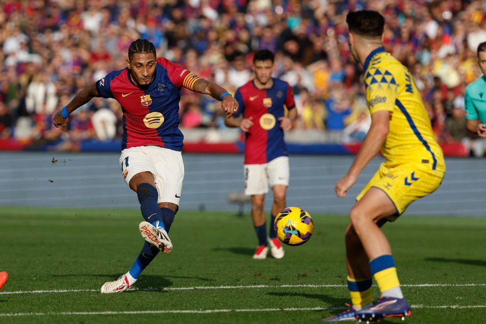Man of the Match Barcelona vs Las Palmas: Raphinha
