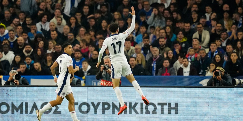 Hasil Yunani vs Inggris: Skor 0-3