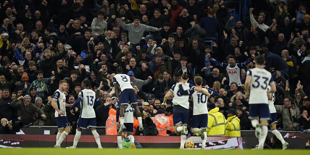 Rapor Pemain Tottenham ketika Pesta Gol di Markas Man City: Semuanya Ngeri!