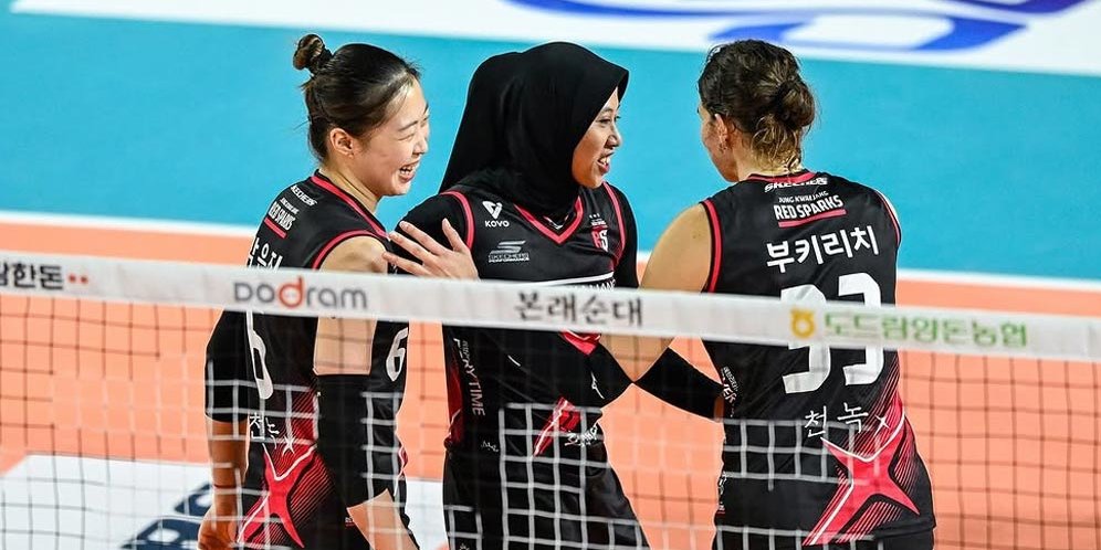 Hasil Korean V League 2024/25: Duo Megawati & Bukilic Bawa Red Sparks Menang Lagi, Kali Ini lawan HI Pass