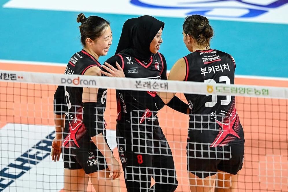 Hasil Korean V League 2024/25: Duo Megawati & Bukilic Bawa Red Sparks Menang Lagi, Kali Ini lawan HI Pass Hasil Korean V League 2024/25: Duo Megawati & Bukilic Bawa Red Sparks Menang Lagi, Kali Ini lawan HI Pass