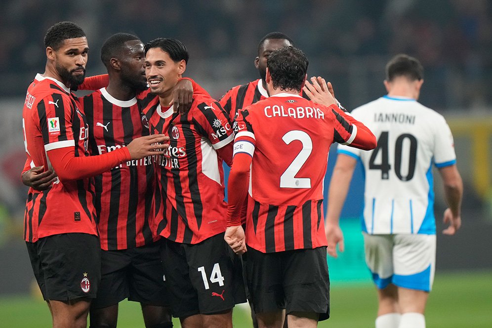 Hasil AC Milan vs Sassuolo: Skor 6-1