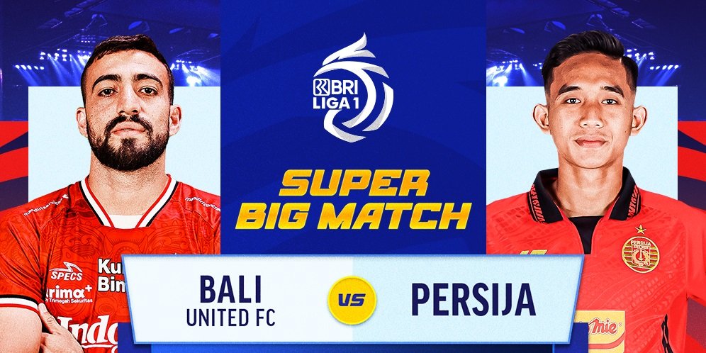 Link Live Streaming Big Match BRI Liga 1: Bali United vs Persija di Vidio