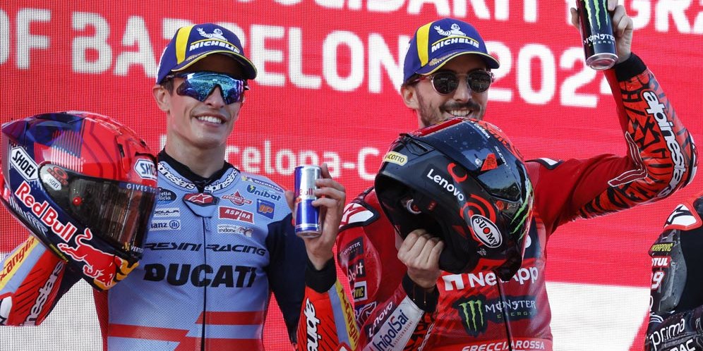 Pecco Bagnaia Soal Setim dengan Marc Marquez: Tak Ada Rider Nomor Satu di Ducati, Mereka Selalu Adil