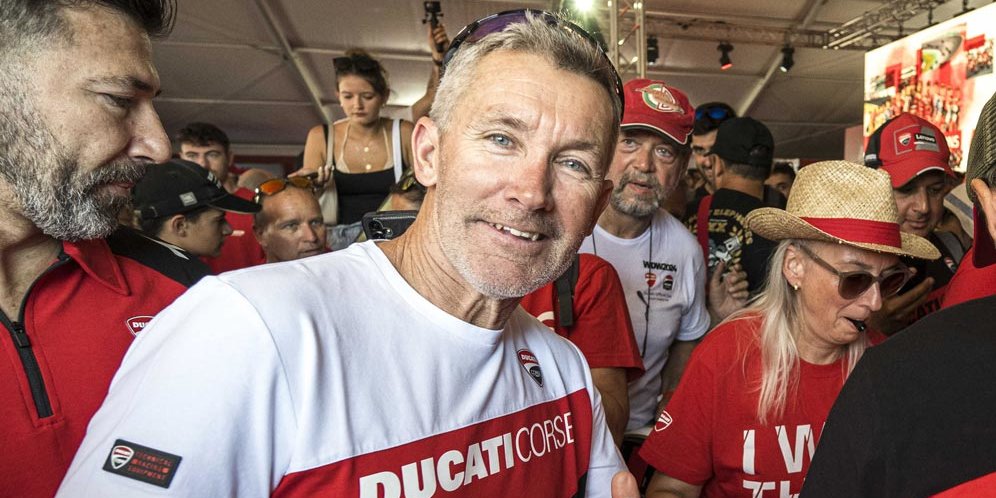 Tiga kali juara WorldSBK sekaligus eks pembalap MotoGP, Troy Bayliss (c) Ducati Corse