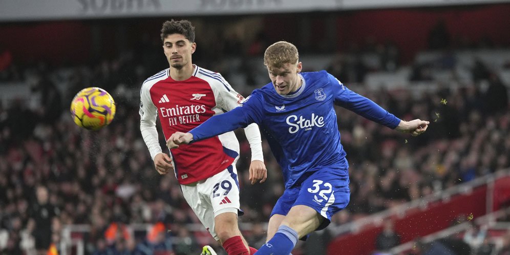 Hasil Arsenal vs Everton: Skor 0-0