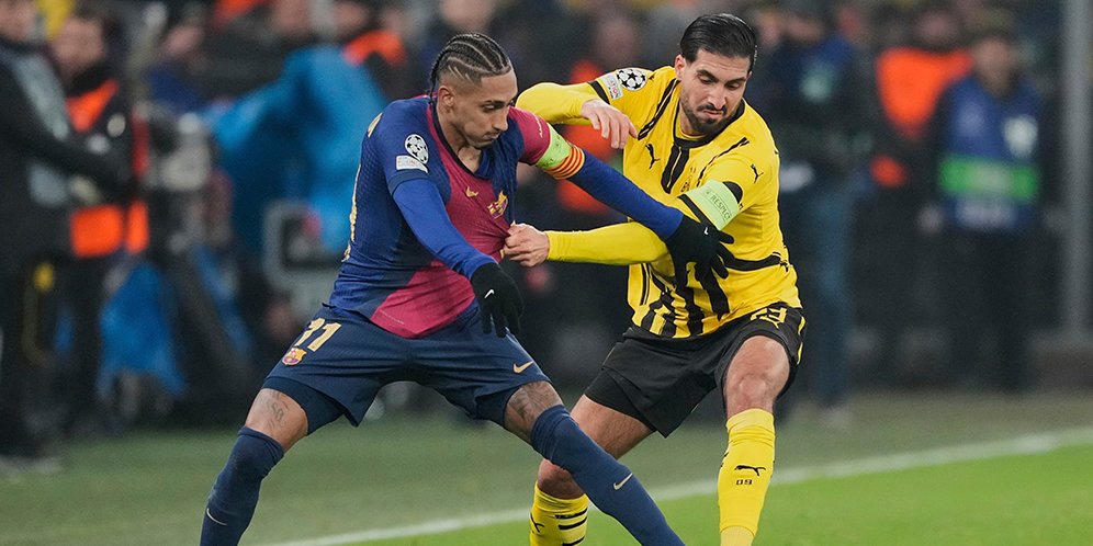 Hasil Borussia Dortmund vs Barcelona: Skor 2-3