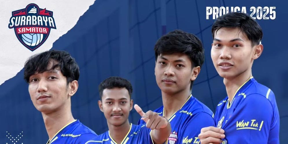 Daftar Pemain Surabaya Samator di PLN Mobile Proliga 2025