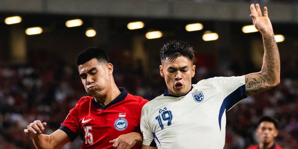 Hasil Piala AFF 2024: Dramatis, Thailand Sukses Comeback Lawan Singapura