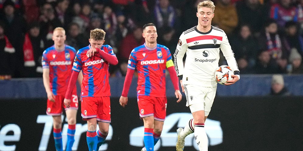 Man of the Match Viktoria Plzen vs Manchester United: Rasmus Hojlund