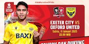 Siaran Langsung FA Cup - 3rd Round: Exeter City vs Oxford United di Vidio Pekan Ini