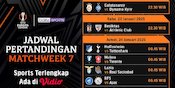 Jadwal Live Streaming Liga Europa 2024/25 Matchweek 7 di Vidio Jadwal Live Streaming Liga Europa 2024/25 Matchweek 7 di Vidio