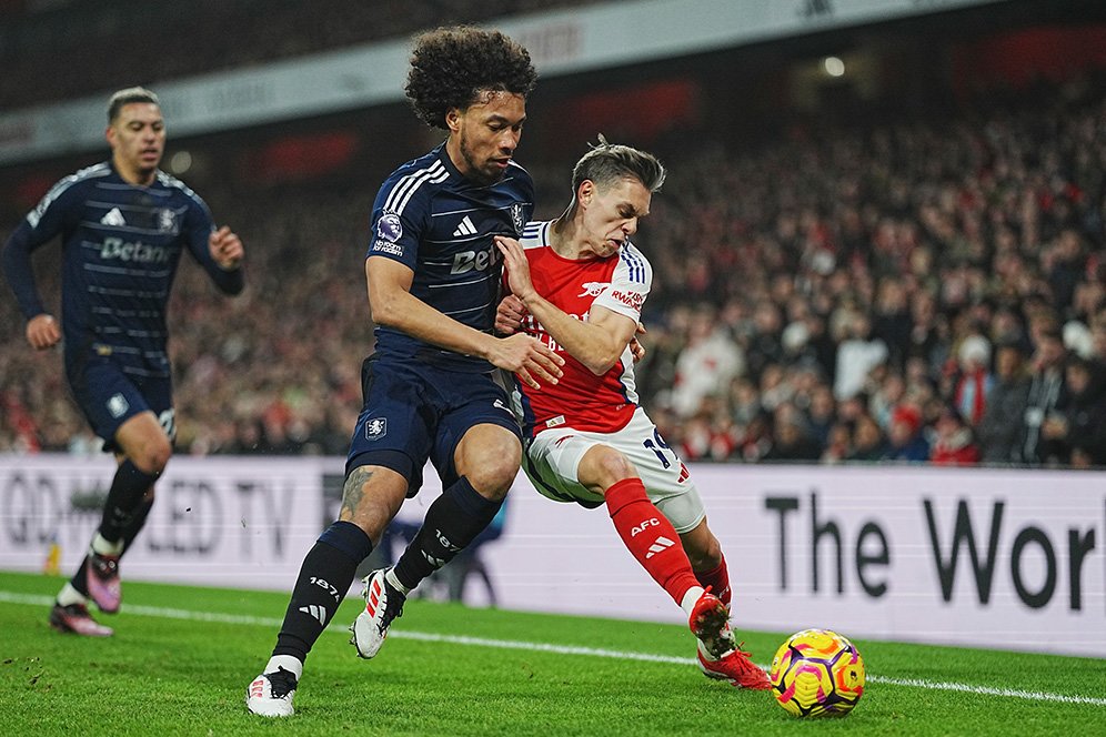 Hasil Arsenal vs Aston Villa: Skor 2-2