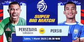 Live Streaming Big Match BRI Liga 1: Persebaya Surabaya vs Persib Bandung di Vidio
