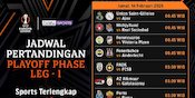 Jadwal Live Streaming Liga Europa 2024/25 Babak Play-off di Vidio Jadwal Live Streaming Liga Europa 2024/25 Babak Play-off di Vidio