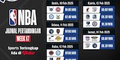 Jadwal Siaran Langsung Pekan 17 NBA 2024/2025 di Vidio Jadwal Siaran Langsung Pekan 17 NBA 2024/2025 di Vidio