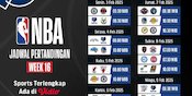 Jadwal Live Streaming Pertandingan Pekan 16 NBA 2024/2025 di Vidio Jadwal Live Streaming Pertandingan Pekan 16 NBA 2024/2025 di Vidio