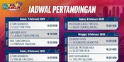 Jadwal Siaran Langsung PLN Mobile Proliga 2025 pada Putaran II di Vidio Pekan Ini