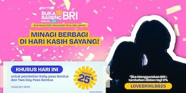 Jangan Lewatkan! Promo Spesial Hari Kasih Sayang dari KapanLagi Buka Bareng BRI Festival 2025 Jangan Lewatkan! Promo Spesial Hari Kasih Sayang dari KapanLagi Buka Bareng BRI Festival 2025