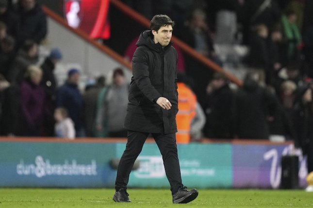 Pelatih Bournemouth, Andoni Iraola. (c) AP Photo/Alastair Grant