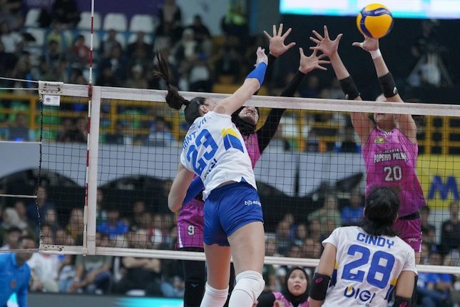 Pertandingan BJB Tandamata vs Popsivo Polwan