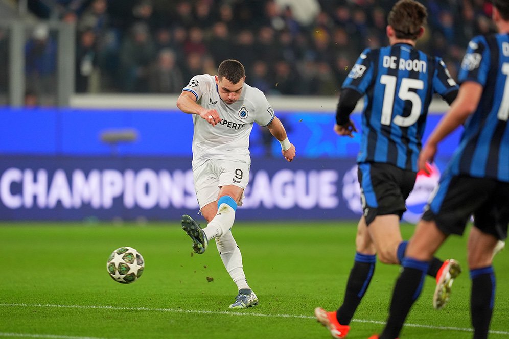 Hasil Atalanta vs Club Bruge: Skor 1-3 (Agg. 2-5)