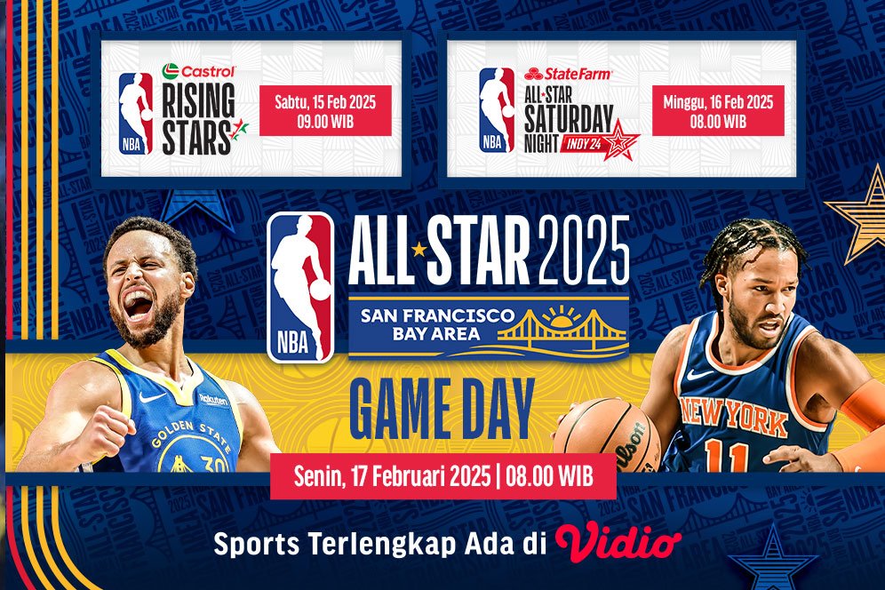 Jadwal Live Streaming NBA All Star 2025 di Vidio