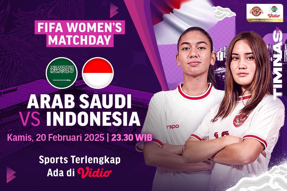 Siaran Langsung FIFA Womens Matchday 2025: Arab Saudi vs Indonesia di Vidio