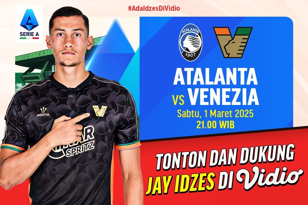 Link Siaran Langsung Liga Italia: Atalanta vs Venezia di Vidio