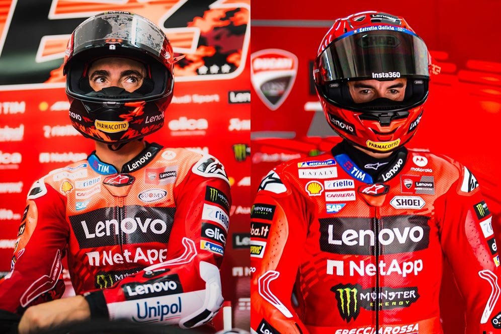 Ducati Bantah Anak Tirikan Pecco Bagnaia: Dia dan Marc Marquez Didukung Setara