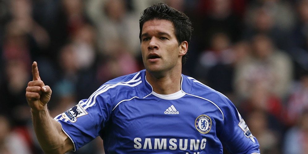 Michael Ballack ketika masih membela Chelsea. (c) dok.ChelseaFC