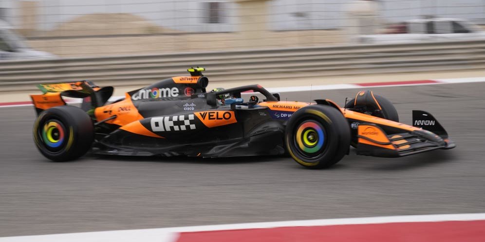 Hasil Tes Pramusim Formula 1 Bahrain 2025 Hari Pertama: Lando Norris ... image.